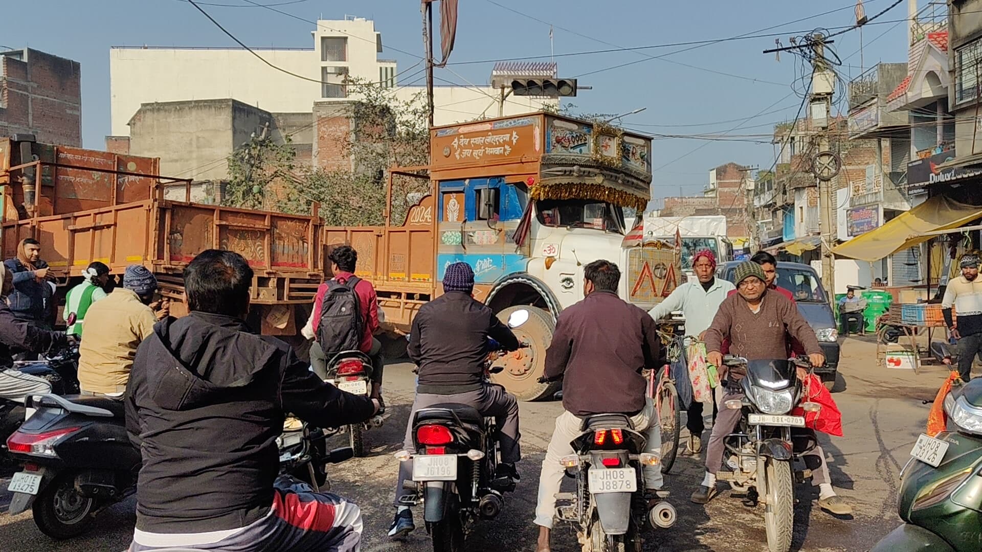 जाम सड़क