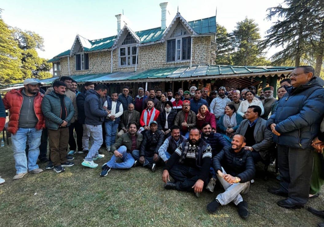 हिमाचल प्रदेश में कार्यकर्ताओं से रायसुमारी के बाद सांसद सुखदेव भगत