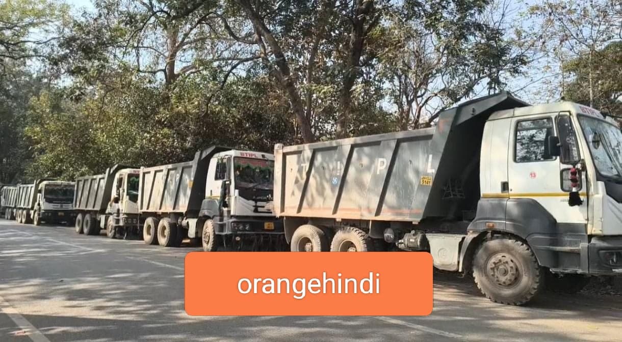 जप्त हाइवा