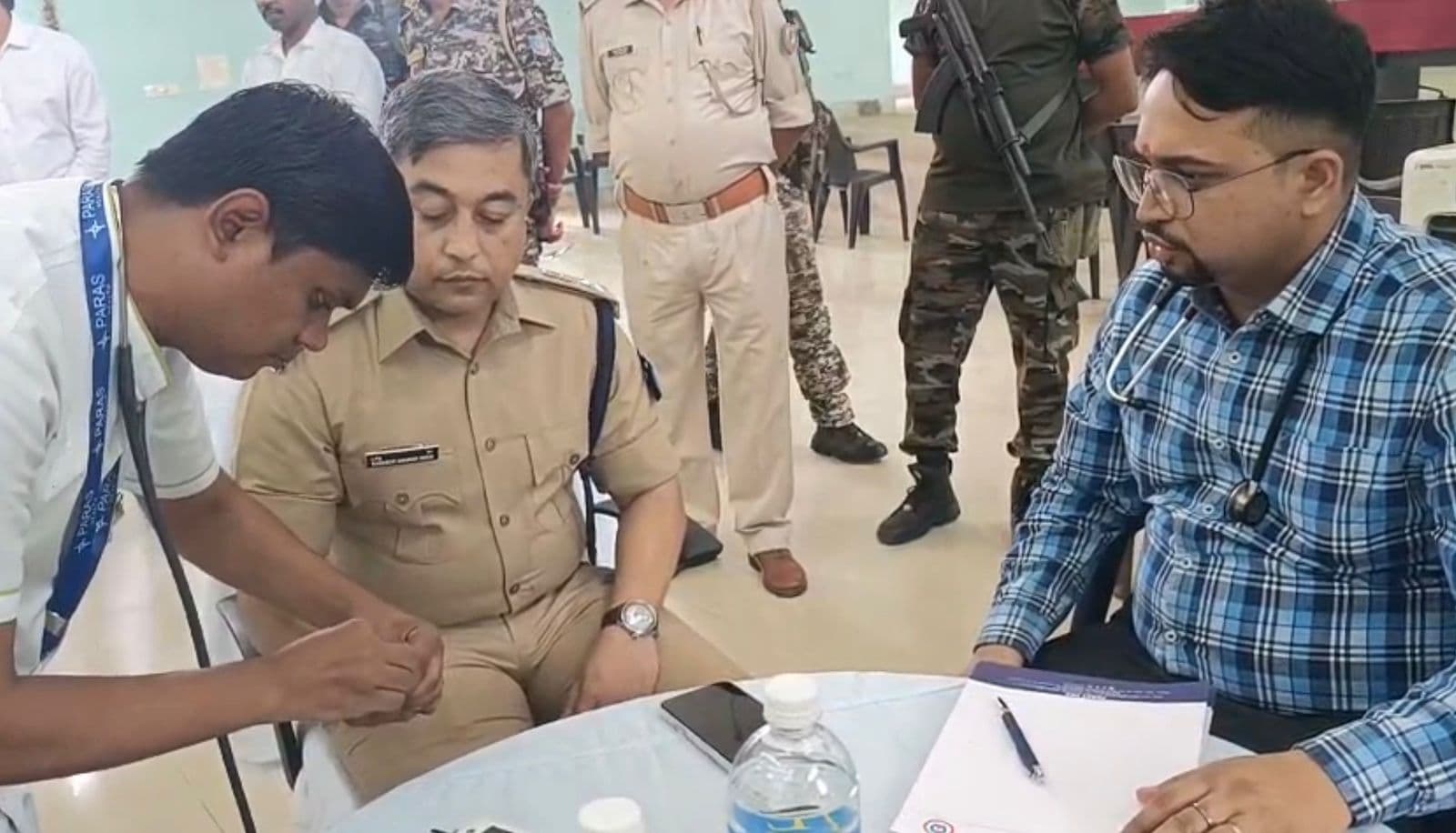 जांच करवाते एसपी सादिक अनवर रिजवी