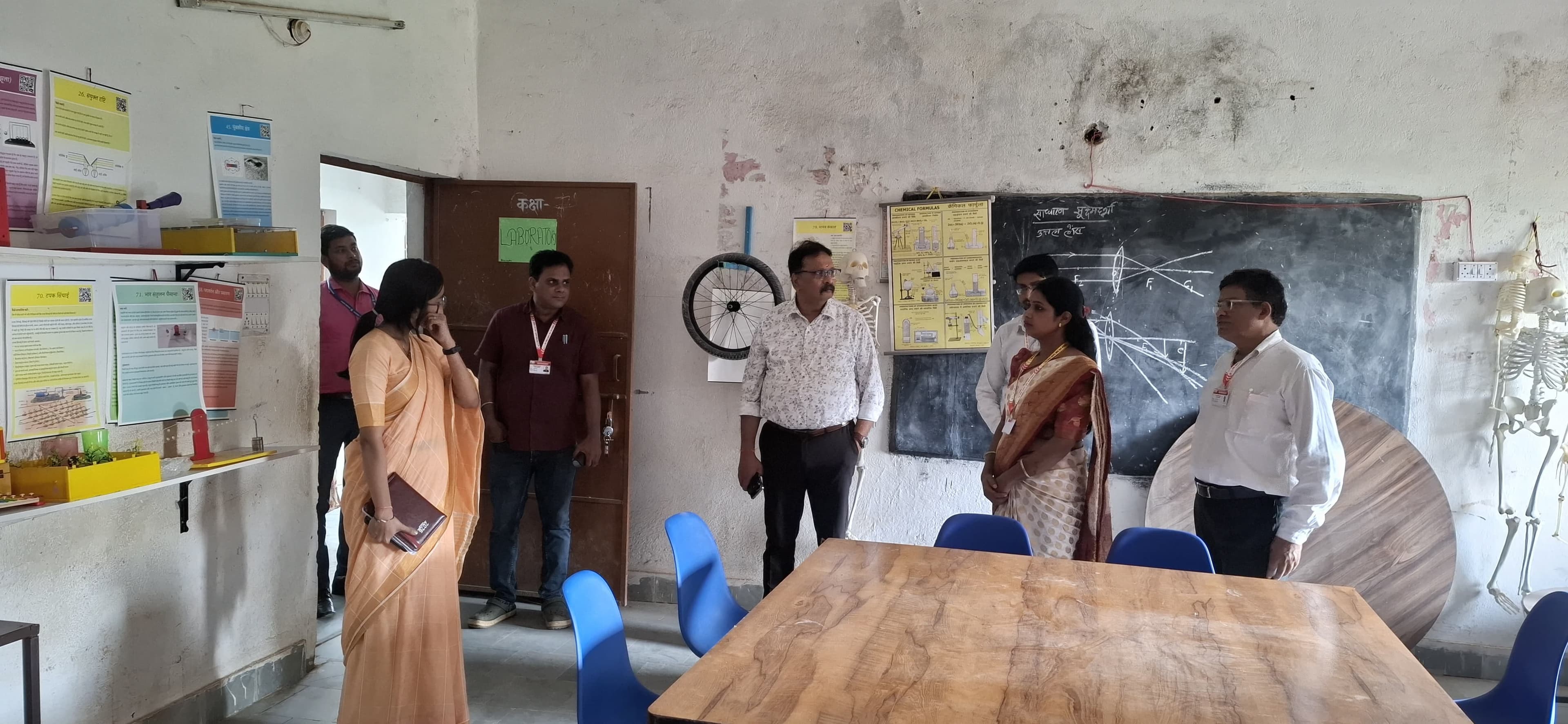 पीएम श्री स्कूलों में शिक्षा की गुणवत्ता परखी, तीन विद्यालयों का सघन निरीक्षण