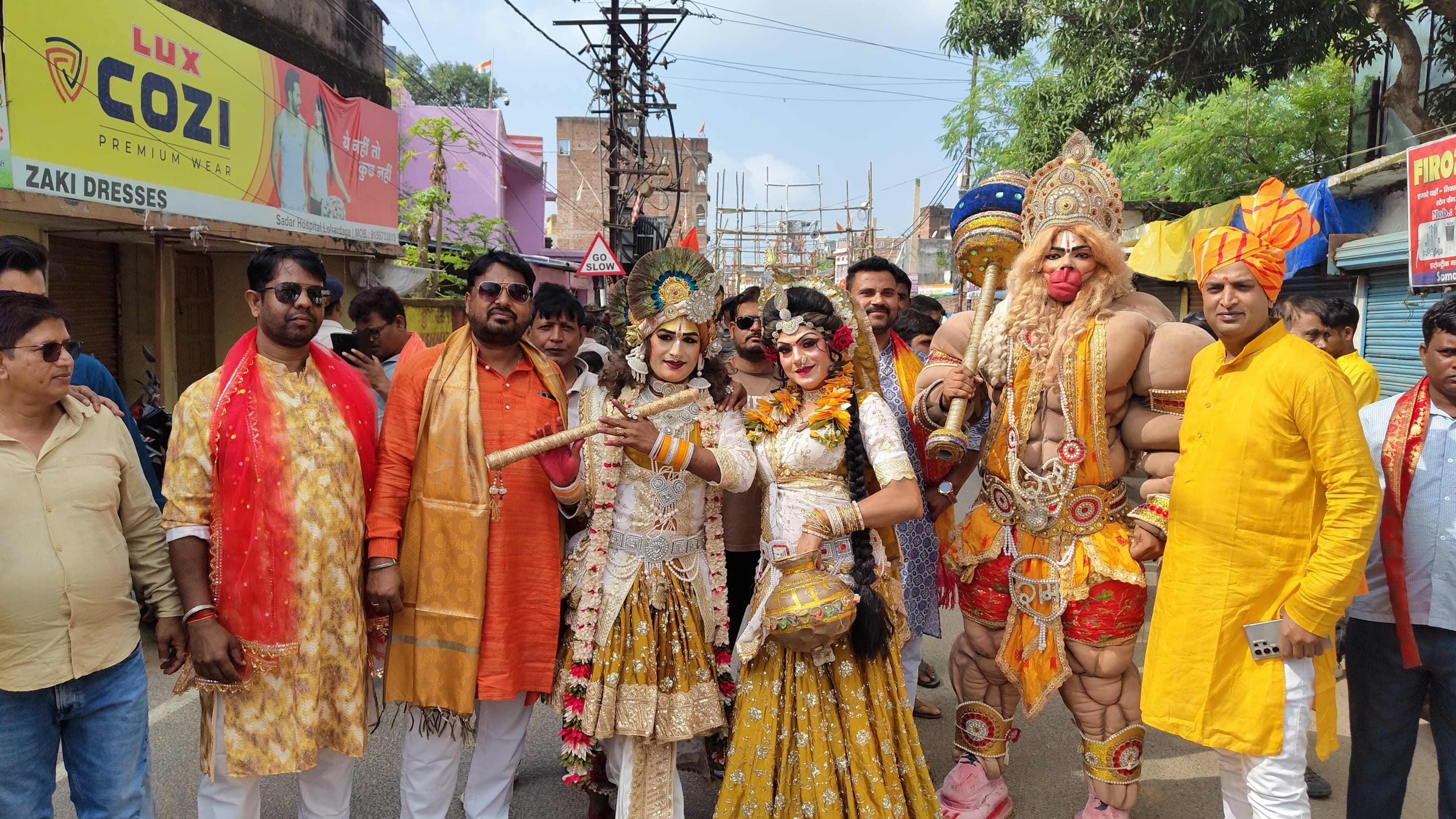 कलश यात्रा में सुनील अग्रवाल ने निभाई अहम भूमिका, जय श्री राम समिति ने दिया भरपूर सहयोग