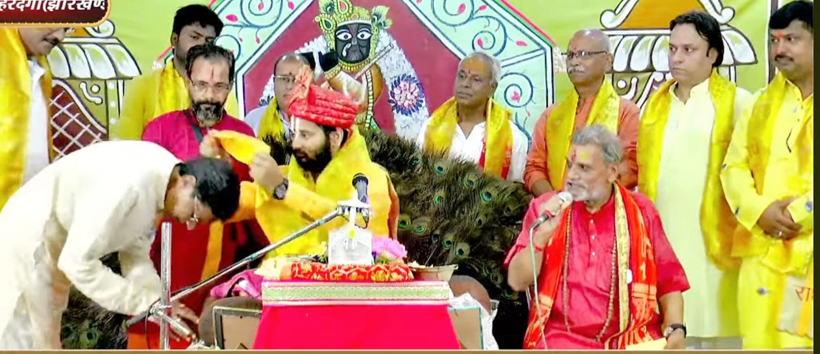 श्रीमद्भागवत कथा ज्ञान यज्ञ में सम्मिलित हुए पूर्व सांसद, लिया व्यासपीठ का आशीर्वाद* श्रीमद्भागवत कथा ज्ञान यज्ञ में सम्मिलित हुए पूर्व सांसद, लिया व्यासपीठ का आशीर्वाद*