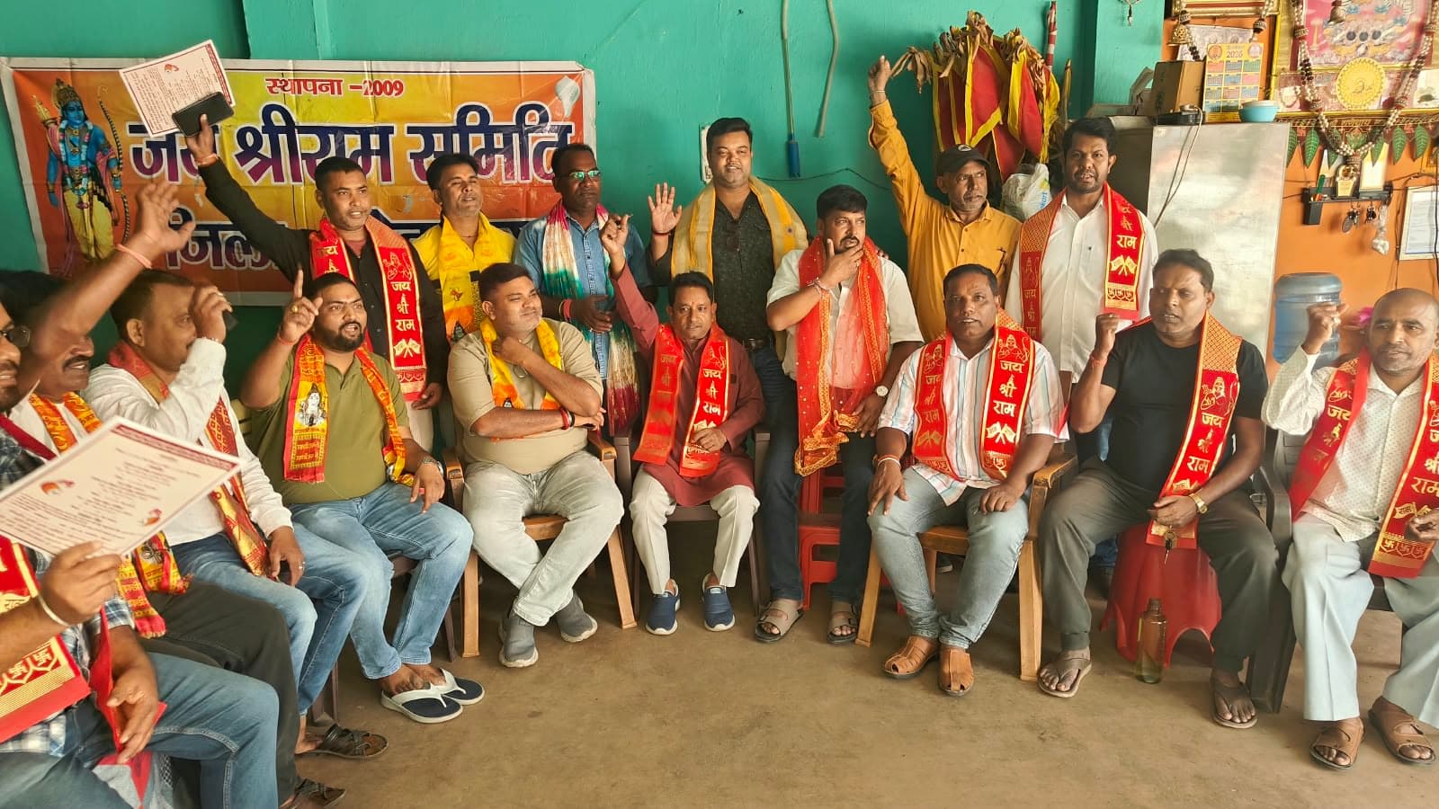 जय श्रीराम समिति ने शोभायात्रा में शामिल होने का दिया आमंत्रण जय श्रीराम समिति ने शोभायात्रा में शामिल होने का दिया आमंत्रण